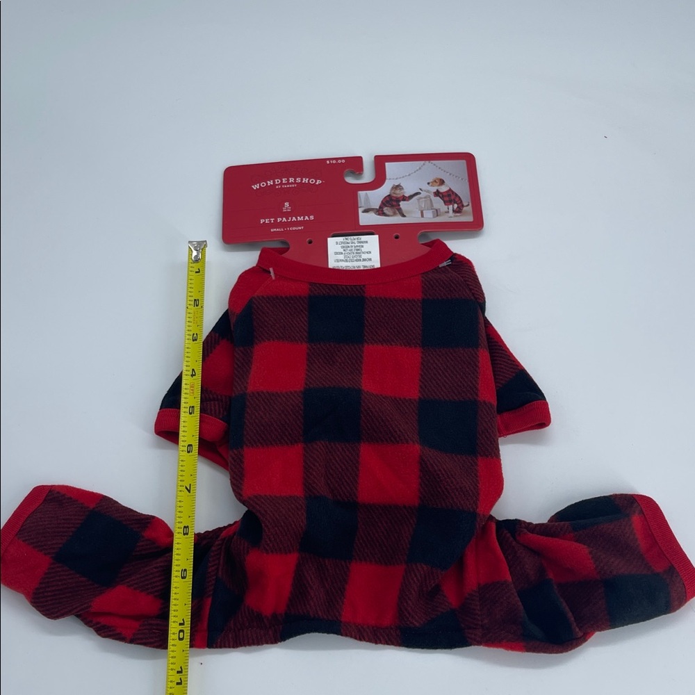 Wondershop Red and Black Checkered Pet pijama